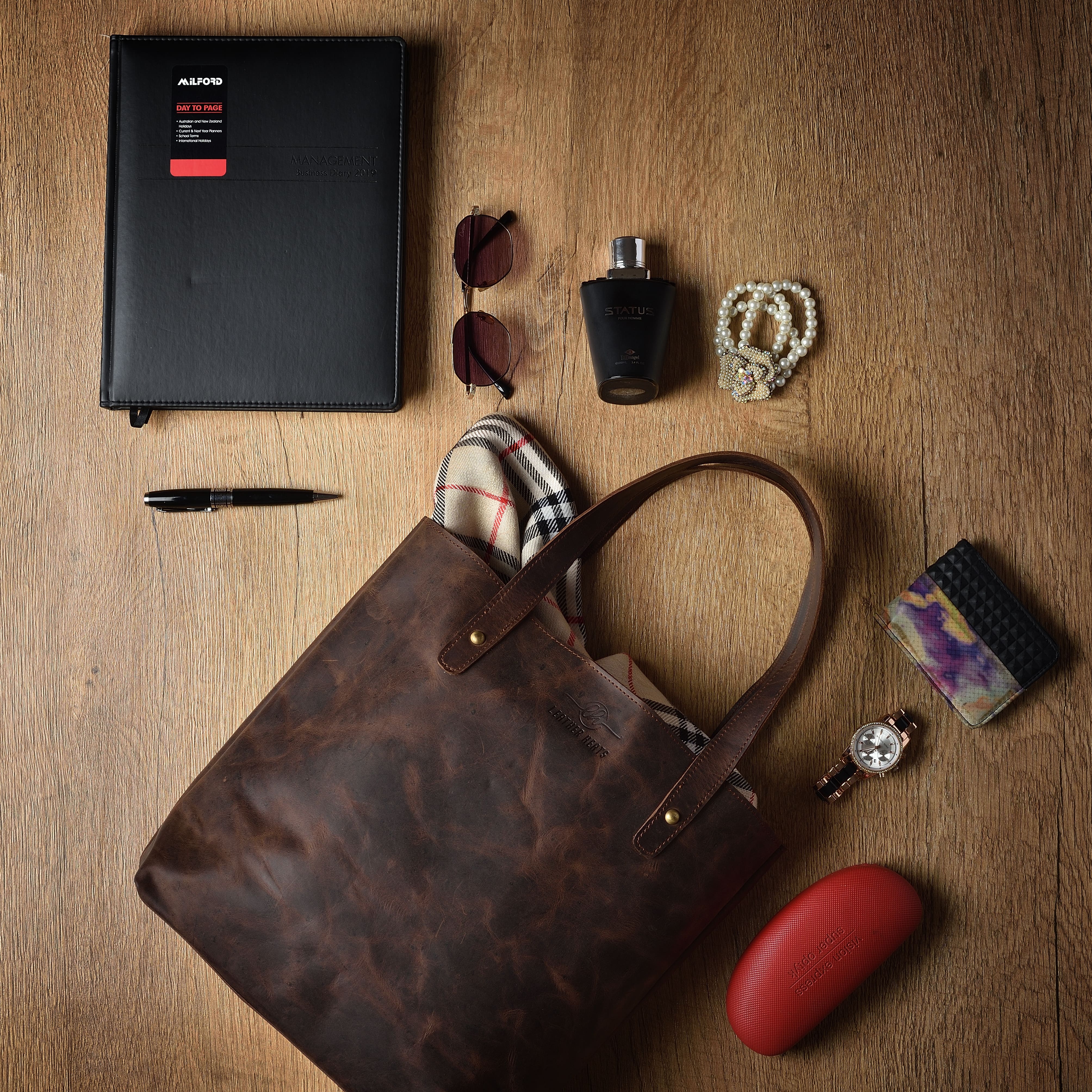 Chic City Leather Tote