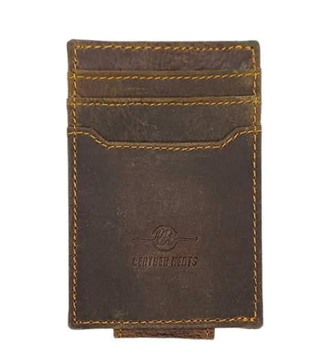 Magnetto Crazy Horse Leather Wallet For Men